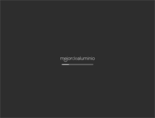 Tablet Screenshot of mejordealuminio.com